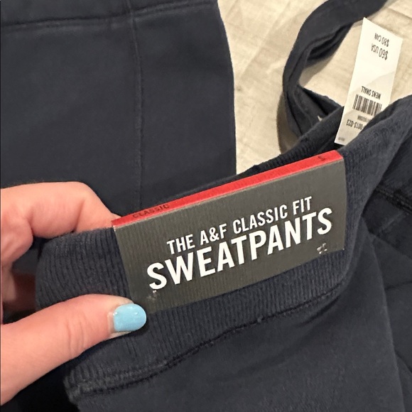 NWT Vintage Abercrombie & Fitch Size S Men’s Classic Fit Sweatpants - Picture 4 of 5